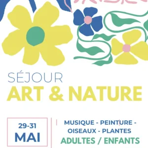 Stage Art & Nature du 29 au 31 mai